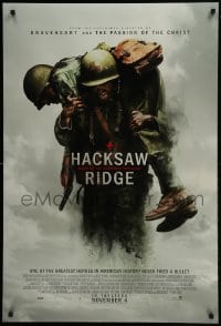1z570 HACKSAW RIDGE advance DS 1sh 2016 Andrew Garfield as PFC Desmond Doss, directed by Mel Gibson!