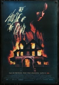 1z604 HOUSE OF THE DEVIL DS 1sh 2009 Jocelin Donahue, cool horror artwork!