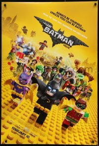 1z673 LEGO BATMAN MOVIE advance DS 1sh 2017 always be yourself, unless you can be Batman, February!