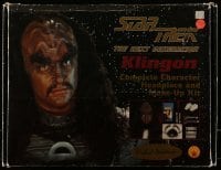 1z013 STAR TREK: THE NEXT GENERATION 5x13 costume kit 1987 Michael Westmore Klingon Make Up Kit