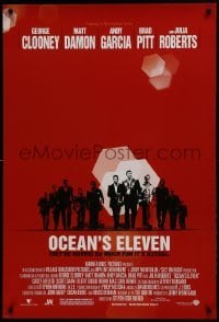 1z756 OCEAN'S 11 DS 1sh 2001 Steven Soderbergh, George Clooney, Matt Damon, Brad Pitt