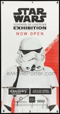 1z157 STAR WARS & THE POWER OF COSTUME 26x50 phone booth art exhibition 2015 NYC, Stormtrooper!