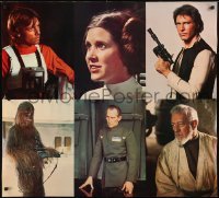 1z209 STAR WARS group of 2 34x38 special posters 1977 Luke, Han, Leia, Chewie, Obi-Wan, Tarkin!