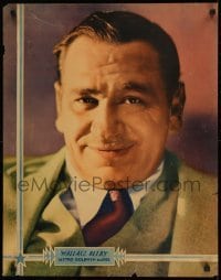 1z055 WALLACE BEERY personality poster 1932 great smiling head & shoulders portrait!