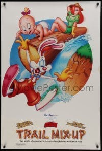 1z945 TRAIL MIX-UP DS 1sh 1993 cartoon art Roger Rabbit, Baby Herman, Jessica Rabbit!