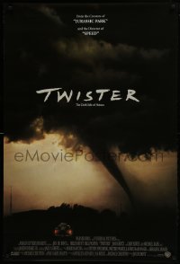 1z953 TWISTER int'l DS 1sh 1996 storm chasers Bill Paxton & Helen Hunt, cool tornado image!