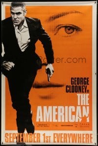 1z097 AMERICAN 2-sided vinyl banner 2010 cool full-length image of George Clooney!