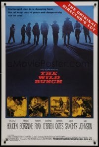 1z978 WILD BUNCH 1sh R1995 Sam Peckinpah cowboy classic, Holden, the original director's cut!
