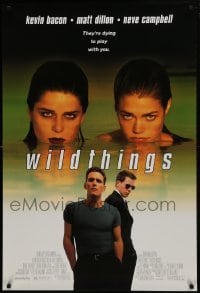 1z979 WILD THINGS DS 1sh 1998 Neve Campbell, Kevin Bacon, Matt Dillon, Denise Richards!