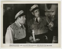 2a099 ABBOTT & COSTELLO MEET FRANKENSTEIN 8x10.25 still 1948 scared Lou with Bud holding candle!