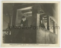 2a105 ACTION IN THE NORTH ATLANTIC 8x10.25 still 1943 Humphrey Bogart & Raymond Massey on lookout!