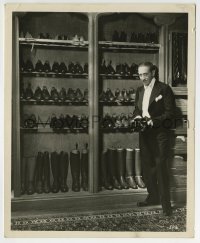 2a106 ADOLPHE MENJOU 8.25x10 still 1933 he loaned some of his own shoes for Worst Woman in Paris!