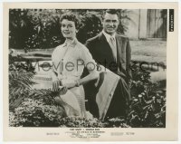 2a112 AFFAIR TO REMEMBER 8x10.25 still 1957 c/u of Cary Grant & Deborah Kerr smiling in garden!