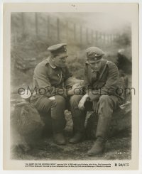 2a123 ALL QUIET ON THE WESTERN FRONT 8.25x10 still R1950 close up of Lew Ayres & Louis Wolheim!