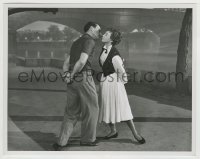 2a131 AMERICAN IN PARIS deluxe 8x10.25 still 1951 c/u of Gene Kelly & Leslie Caron about to kiss!