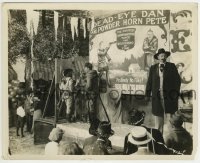 2a192 BIG KILLING 8x10 still 1928 Wallace Beery & Raymond Hatton performing in sharpshooter show!