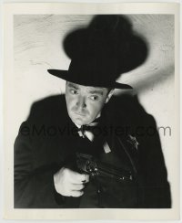 2a230 BOOGIE MAN WILL GET YOU 8.25x10 still 1942 portrait of Peter Lorre with gun by Bert Anderson!