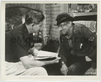 2a256 BULLDOG DRUMMOND COMES BACK candid 8.25x10 still 1937 King directs Barrymore in makeup!