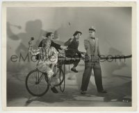 2a351 DAY AT THE RACES candid 8x10 still 1937 Groucho, Chico & Harpo Marx whipping the director!