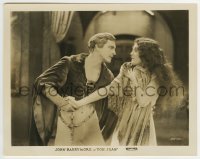 2a380 DON JUAN 8x10.25 still 1926 John Barrymore staring intensely at scared young Mary Astor!