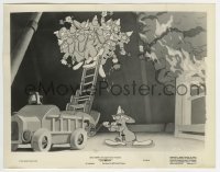 2a398 DUMBO 8x10.25 still 1941 Disney cartoon classic, great image of firefighter circus clowns!
