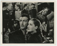2a412 ESCAPE deluxe 8x10 still 1940 montage of Norma Shearer, Robert Taylor, Conrad Veidt & others!