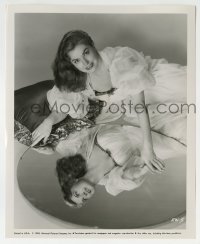 2a413 ESTHER WILLIAMS 8.25x10 still 1959 portrait of the beautiful swimming posing over mirror!