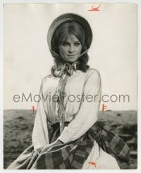 2a426 FAR FROM THE MADDING CROWD deluxe 8x10 news photo 1966 seated portrait of Julie Christie!