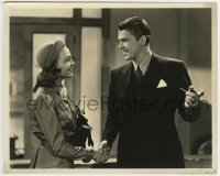 2a479 GOING PLACES 8x10 still 1938 close up of Ronald Reagan & pretty smiling Anita Louise!