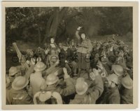 2a495 HEAVEN ON EARTH 8.25x10.25 still 1927 Renee Adoree performs for the troops in France!