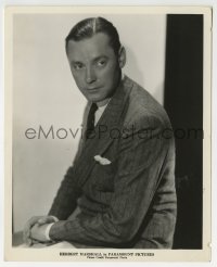 2a497 HERBERT MARSHALL 8.25x10 still 1930s great seated portrait of the handsome leading man!