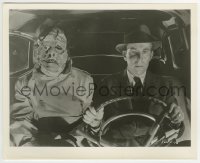 2a527 I WAS A TEENAGE FRANKENSTEIN 8.25x10 still 1957 wacky monster with Whit Bissell in car!