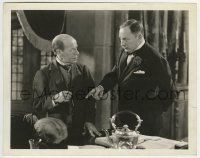 2a662 MARK OF THE VAMPIRE 8x10 still 1935 Lionel Atwill questions Donald Meek about the murder!
