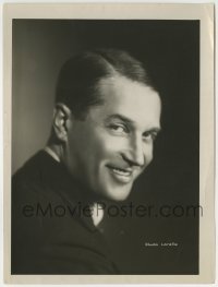 2a672 MAURICE CHEVALIER French 7.25x9.5 still 1930s young head & shoulders portrait by Lorelle!