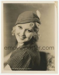 2a689 MONKEY BUSINESS 8x10.25 still 1931 portrait of smiling Thelma Todd turning to the camera!
