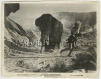 2a729 ONE MILLION B.C. 8x10.25 still 1940 Carole Landis carries child away from stampeding mammoth!