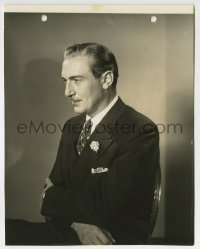 2a743 PAUL LUKAS 7.25x9.25 still 1930s great semi-profile portrait of the star sitting in chair!