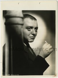 2a751 PETER LORRE 8x11 key book still 1935 great smoking portrait when he made Crime & Punishment!