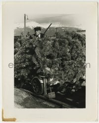 2a771 RAILRODDER 8x10.25 still 1965 camouflaged Buster Keaton on railroad, last movie he directed!