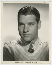 2a784 RICHARD ARLEN 8.25x10 still 1933 head & shoulders portrait wearing cool sweater!