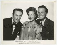 2a817 SECRETS OF THE LONE WOLF 8x10 still 1941 detective Warren William, Ruth Ford & Roger Clark!