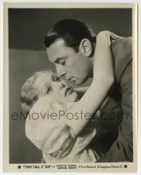 2a905 THEY CALL IT SIN 8x10.25 still 1932 romantic close up of Loretta Young & George Brent!