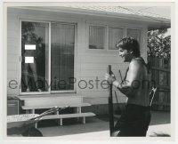 2a915 THUNDERBOLT & LIGHTFOOT 8.25x10 still 1974 Jeff Bridges smiling at naked woman at window!