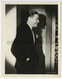2a943 UPTOWN NEW YORK 8x10.25 still 1932 profile c/u of Jack Oakie smiling with hand in pocket!