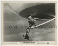 2a962 VISIT TO A SMALL PLANET 8x10.25 still 1960 great c/u of Jerry Lewis sitting on UFO!