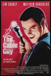 2b760 CABLE GUY Belgian 1996 image of demented Jim Carrey, directed by Ben Stiller!