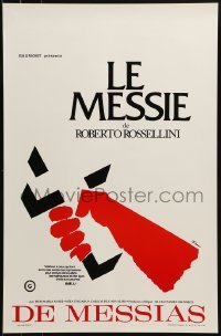 2b789 IL MESSIA Belgian 1975 directed by Roberto Rossellini, different Ferracci art!