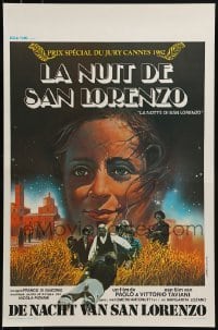 2b816 NIGHT OF THE SHOOTING STARS Belgian 1982 La Notte di San Lorenzo, Paolo & Vittorio Taviani!