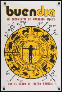 2b174 BUEN DIA Cuban 1990s Good Day, Solas documentary, really cool silkscreen art of Zodiac signs!
