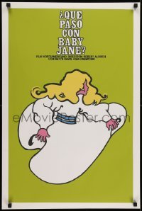 2b227 WHAT EVER HAPPENED TO BABY JANE? Cuban R1990s Davis & Crawford, different silkscreen art!